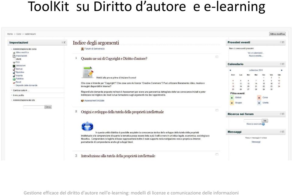 diritto d'autore nell'e learning: