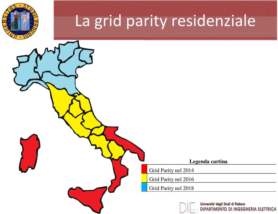 cartina Grid Parity nel