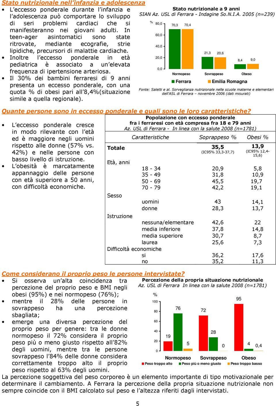 Inoltre l eccesso ponderale in età pediatrica è associato a un elevata frequenza di ipertensione arteriosa.