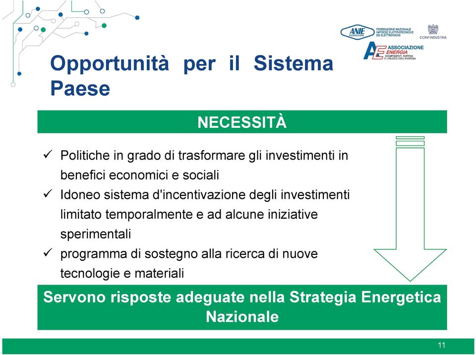 temporalmente e ad alcune iniziative sperimentali programma di sostegno alla ricerca di