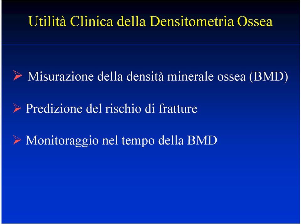 minerale ossea (BMD) Predizione del