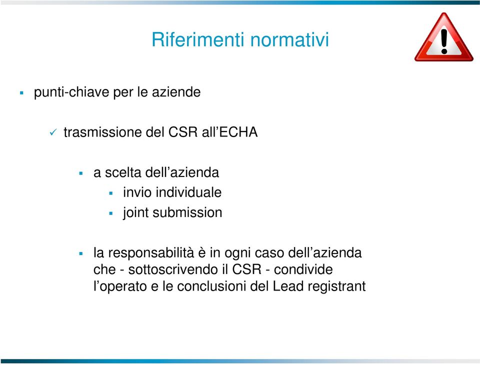 submission la responsabilità è in ogni caso dell azienda che -