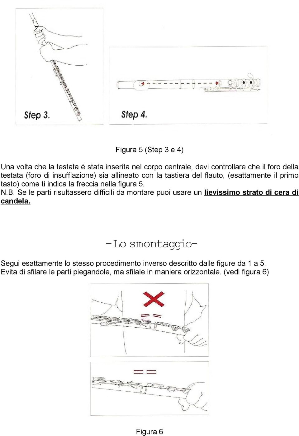 Se le parti risultassero difficili da montare puoi usare un lievissimo strato di cera di candela.