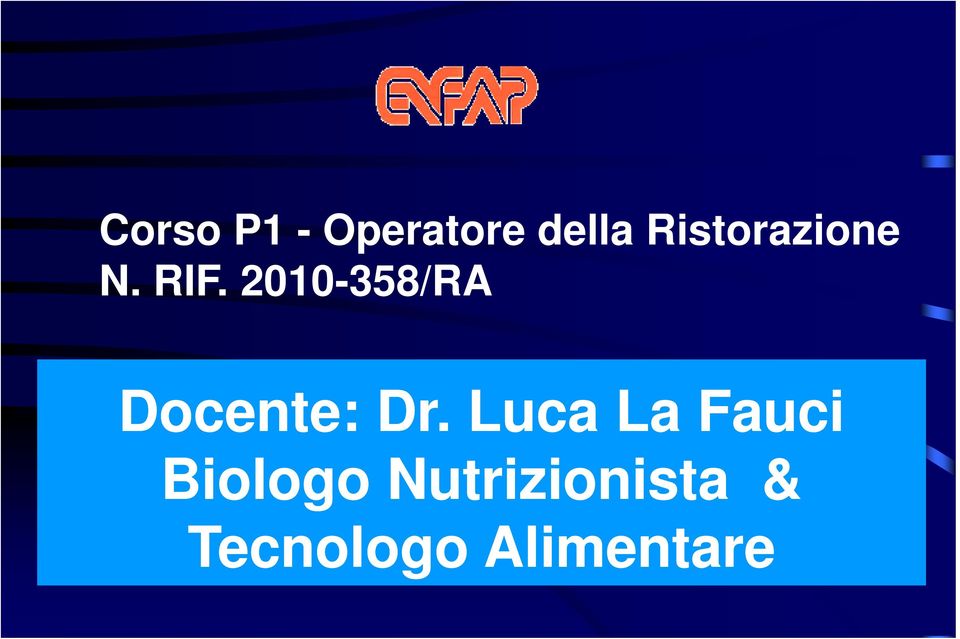 2010-358/RA Docente: Dr.