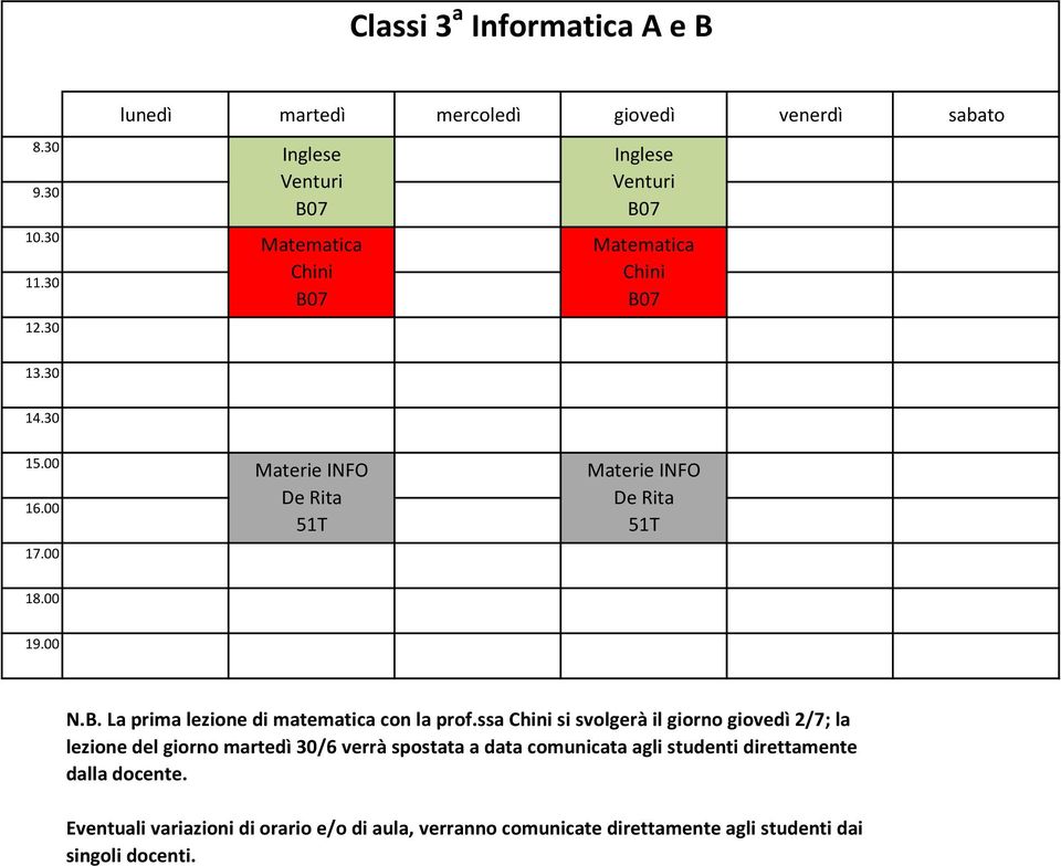 La prima lezione di matematica con la