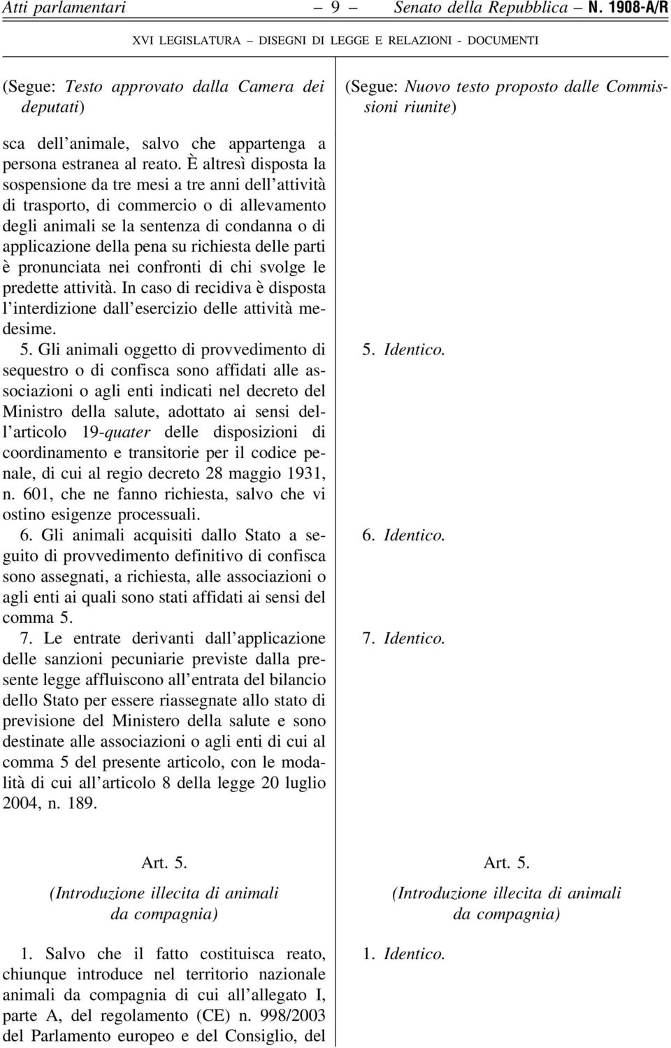 delle parti è pronunciata nei confronti di chi svolge le predette attività. In caso di recidiva è disposta l interdizione dall esercizio delle attività medesime. 5.