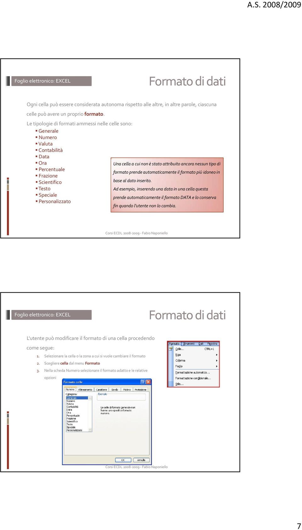 il formato più idoneo in Frazione Scientifico base al dato inserito.