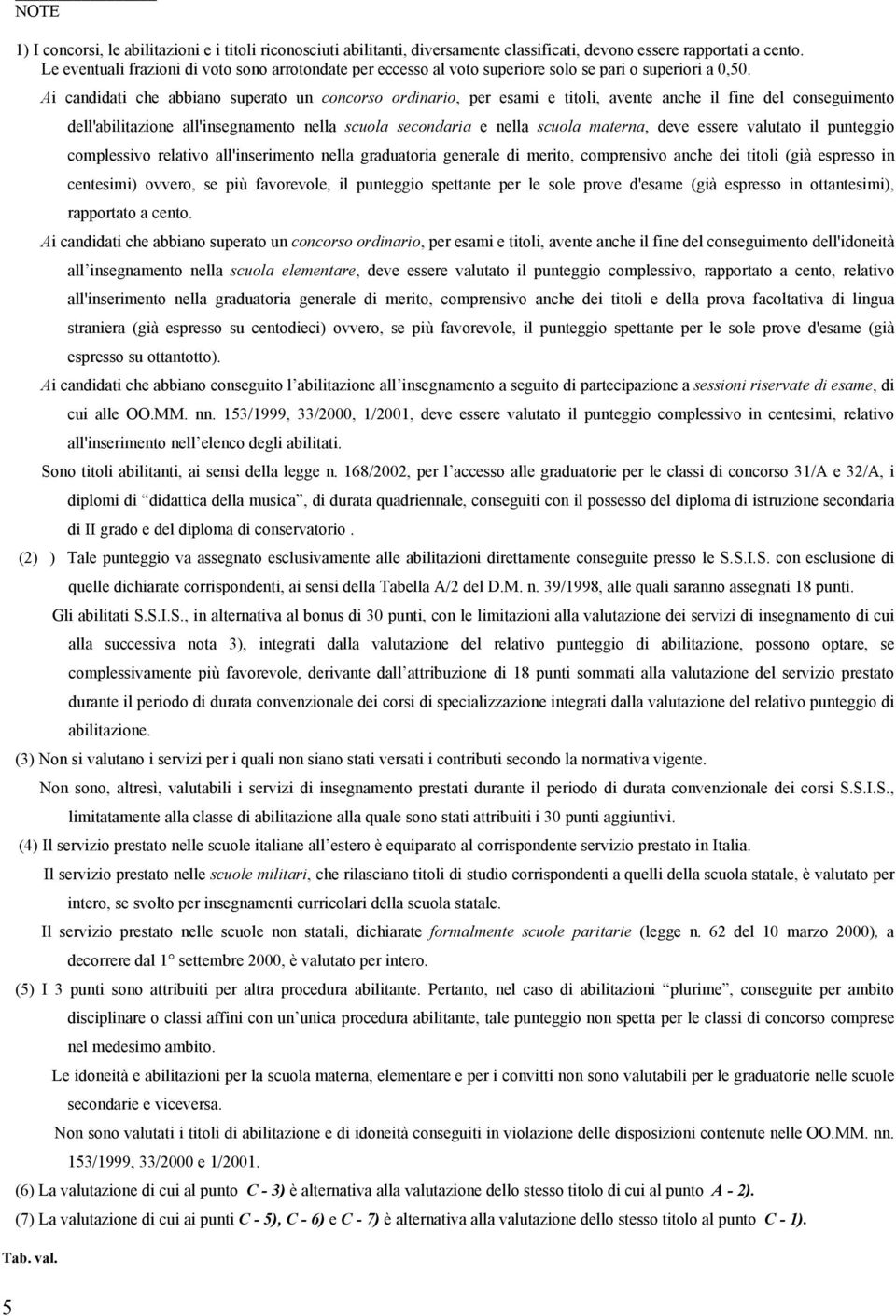 Ai candidati che abbiano superato un concorso ordinario, per esami e titoli, avente anche il fine del conseguimento dell'abilitazione all'insegnamento nella scuola secondaria e nella scuola materna,