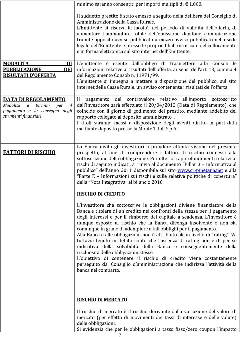 informazioni aumentare legale e tramite dell Emittente apposito elettronica l ammontare è esente avviso e sul presso pubblicato dall obbligo sito totale internet proprie dell emissione nel mezzo dell