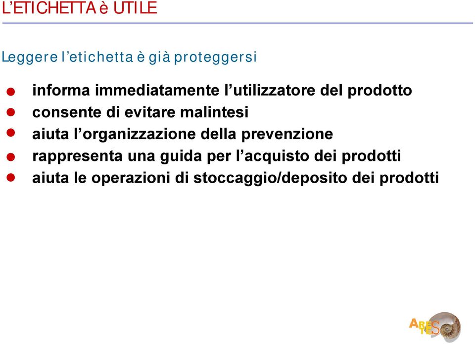 malintesi aiuta l organizzazione della prevenzione rappresenta una