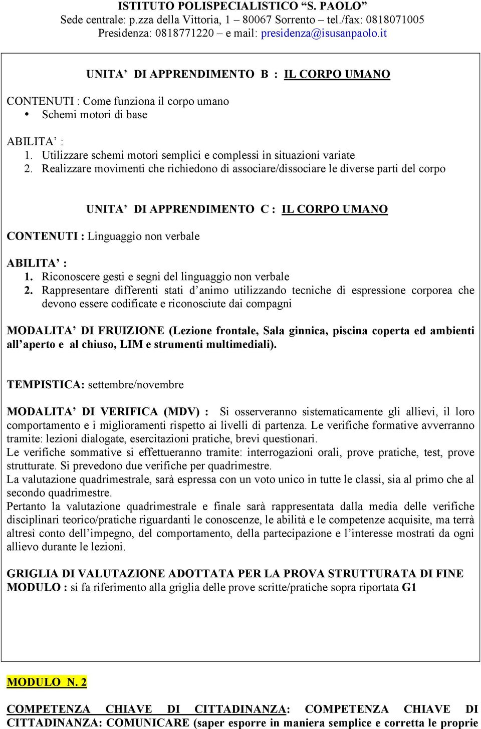 Riconoscere gesti e segni del linguaggio non verbale 2.