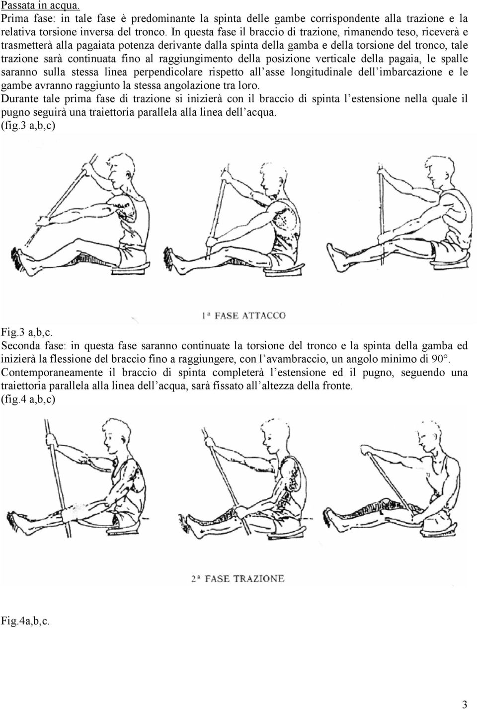 al raggiungimento della posizione verticale della pagaia, le spalle saranno sulla stessa linea perpendicolare rispetto all asse longitudinale dell imbarcazione e le gambe avranno raggiunto la stessa