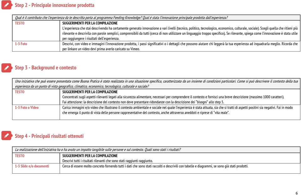 Scegli quella che ritieni più rilevante e descrivila con parole semplici, comprensibili da tutti (cerca di non utilizzare un linguaggio troppo specifico).