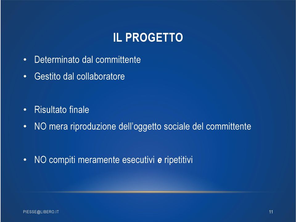 riproduzione dell oggetto sociale del committente