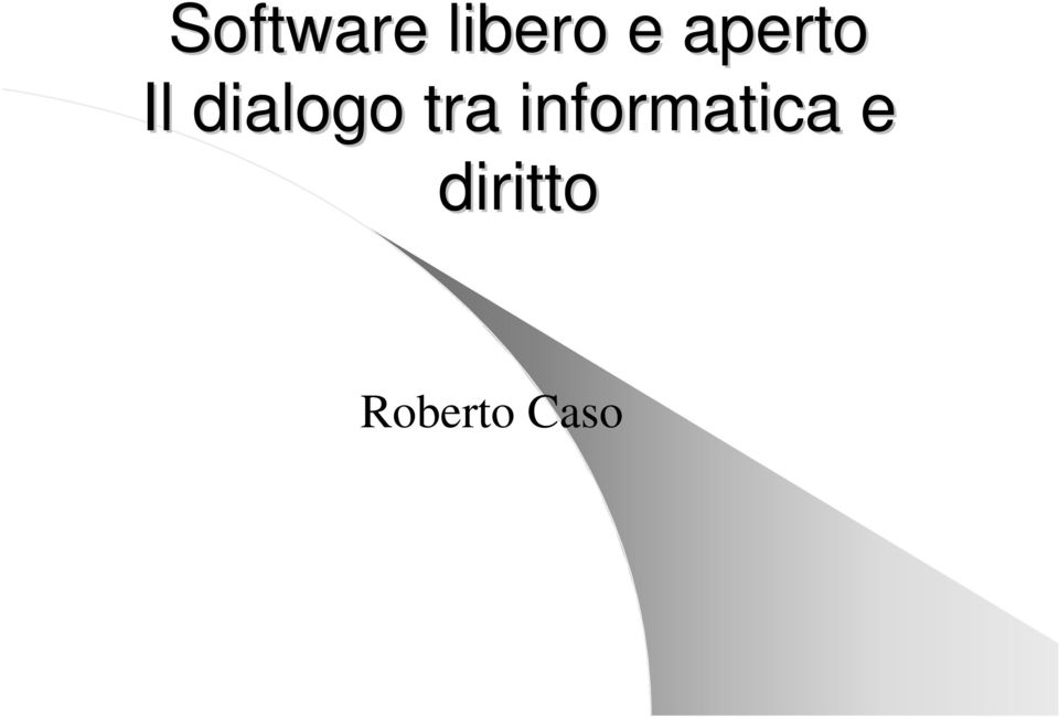 tra informatica e