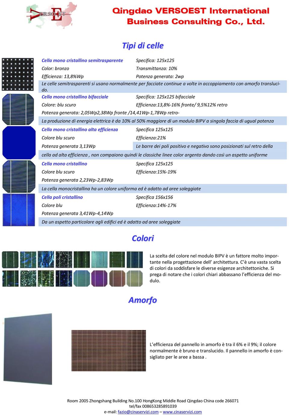 Cella mono cristallino bifacciale Specifica: 125x125 bifacciale Colore: blu scuro Potenza generata: 2,05Wp2,38Wp fronte /14,41Wp-1,78Wp retro- Efficienza:13,8%-16% fronte/ 9,5%12% retro La produzione