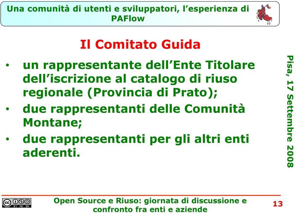 (Provincia di Prato); due rappresentanti delle