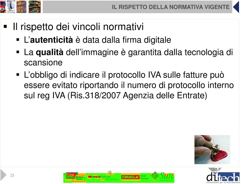 scansione L obbligo di indicare il protocollo IVA sulle fatture può essere evitato