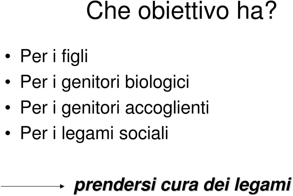 biologici Per i genitori