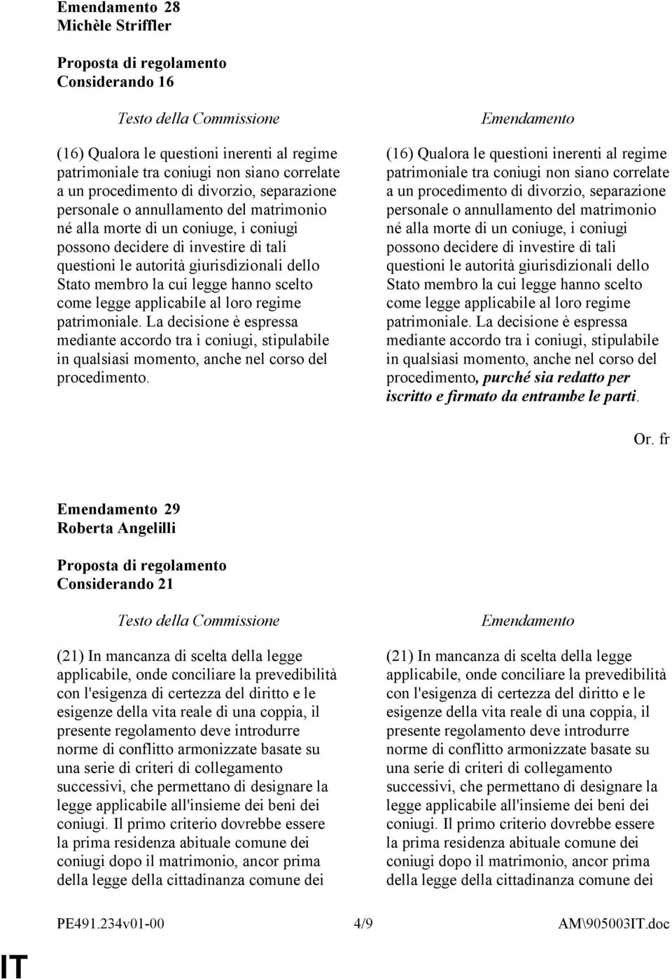 patrimoniale. La decisione è espressa mediante accordo tra i coniugi, stipulabile in qualsiasi momento, anche nel corso del procedimento.