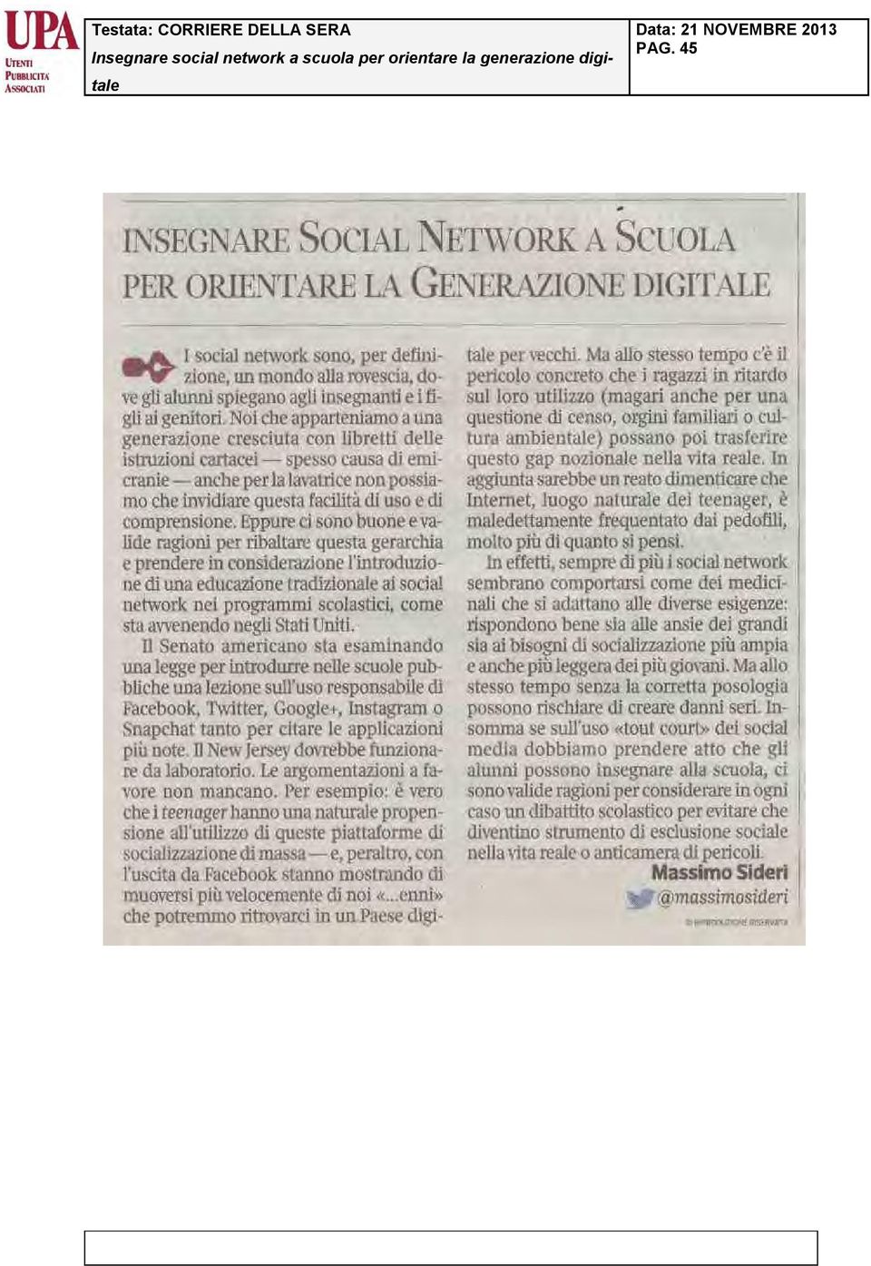 network a scuola per