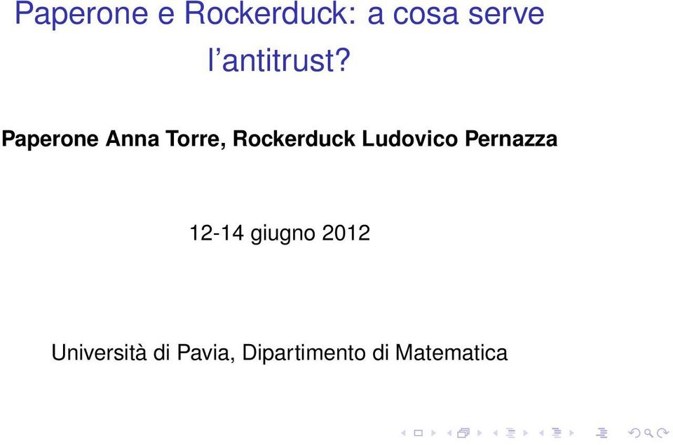 Paperone Anna Torre, Rockerduck Ludovico