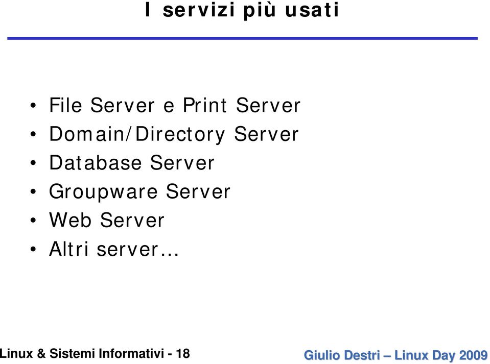 Server Groupware Server Web Server