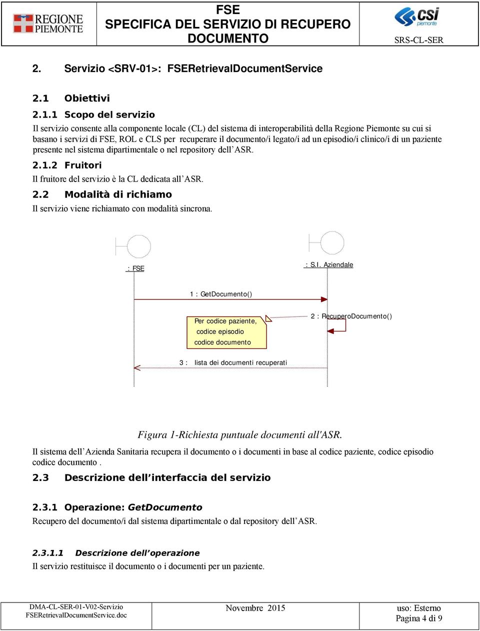 Obiettivi 2.1.