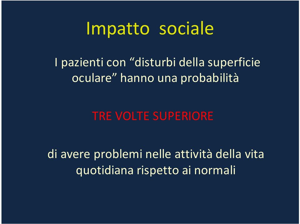 VOLTE SUPERIORE di avere problemi nelle