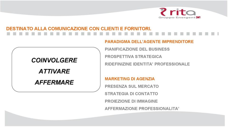 DEL BUSINESS PROSPETTIVA STRATEGICA RIDEFINIZINE IDENTITA PROFESSIONALE