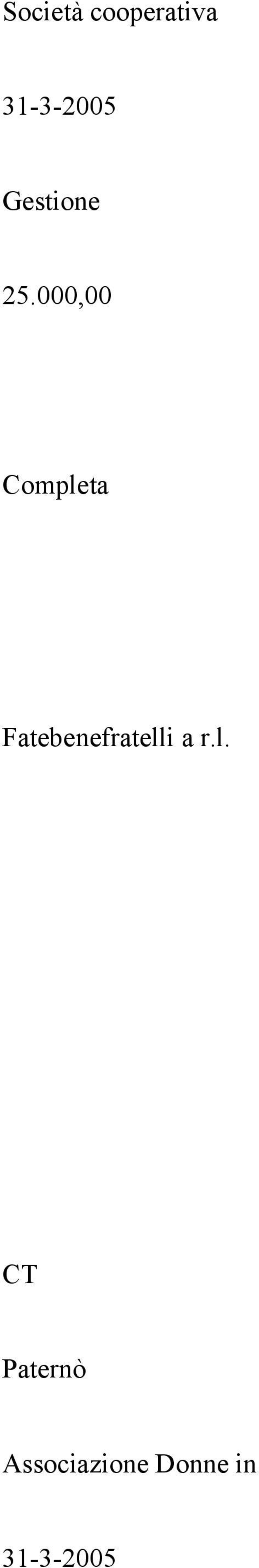 Fatebenefratell