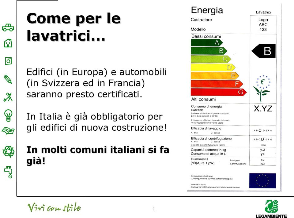 Francia) saranno presto certificati.