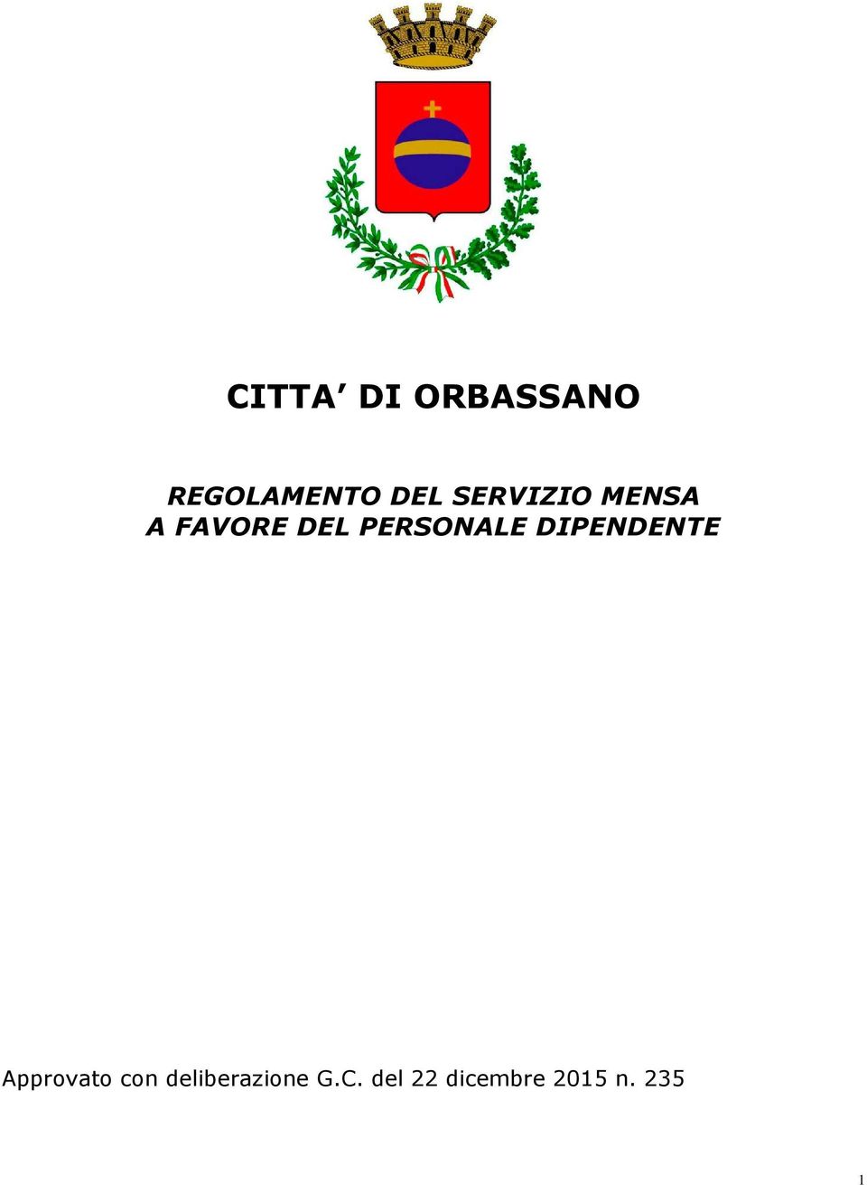 PERSONALE DIPENDENTE Approvato con