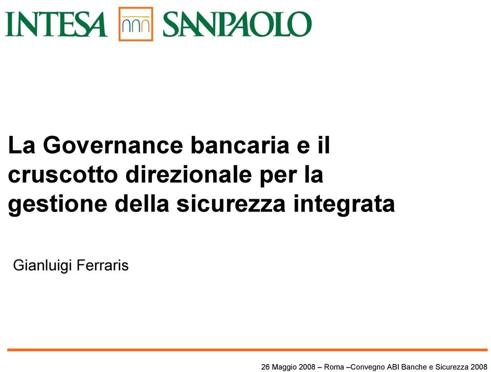 la gestione della sicurezza