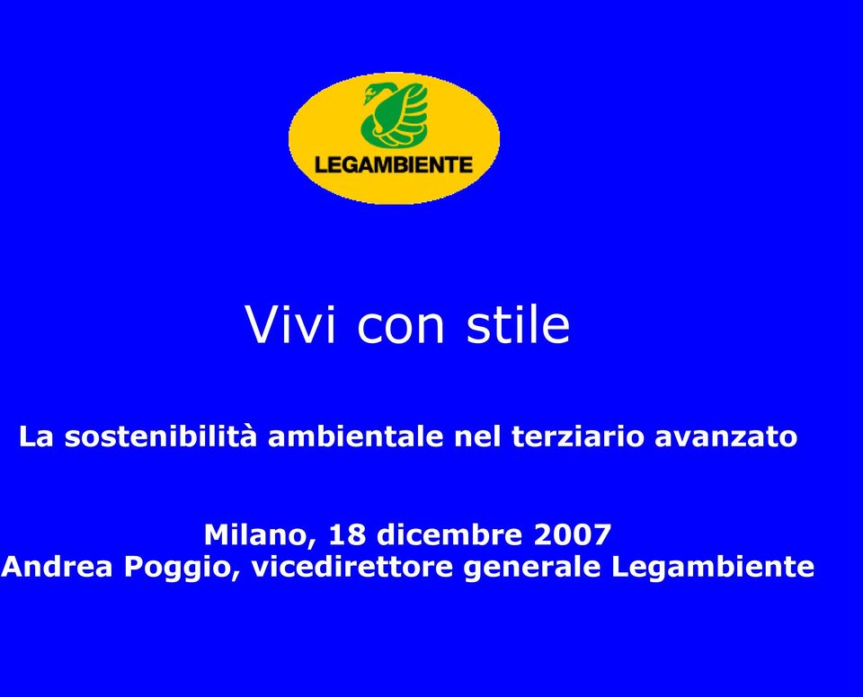 Milano, 18 dicembre 2007 Andrea