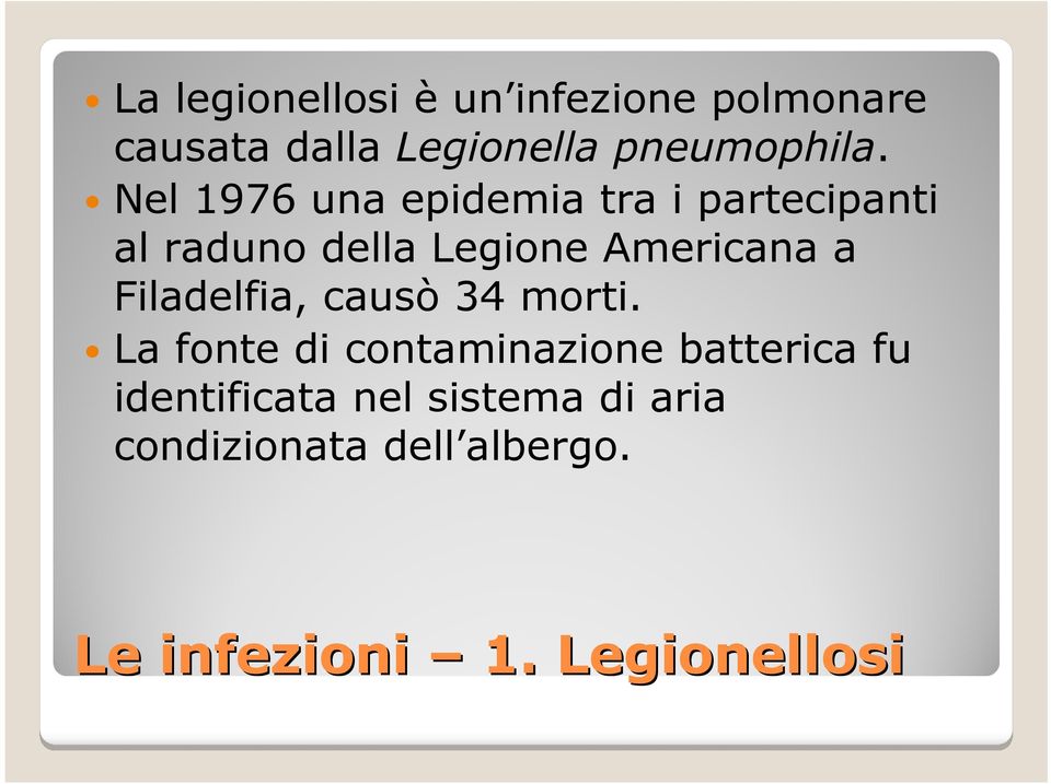 Filadelfia, causò 34 morti.