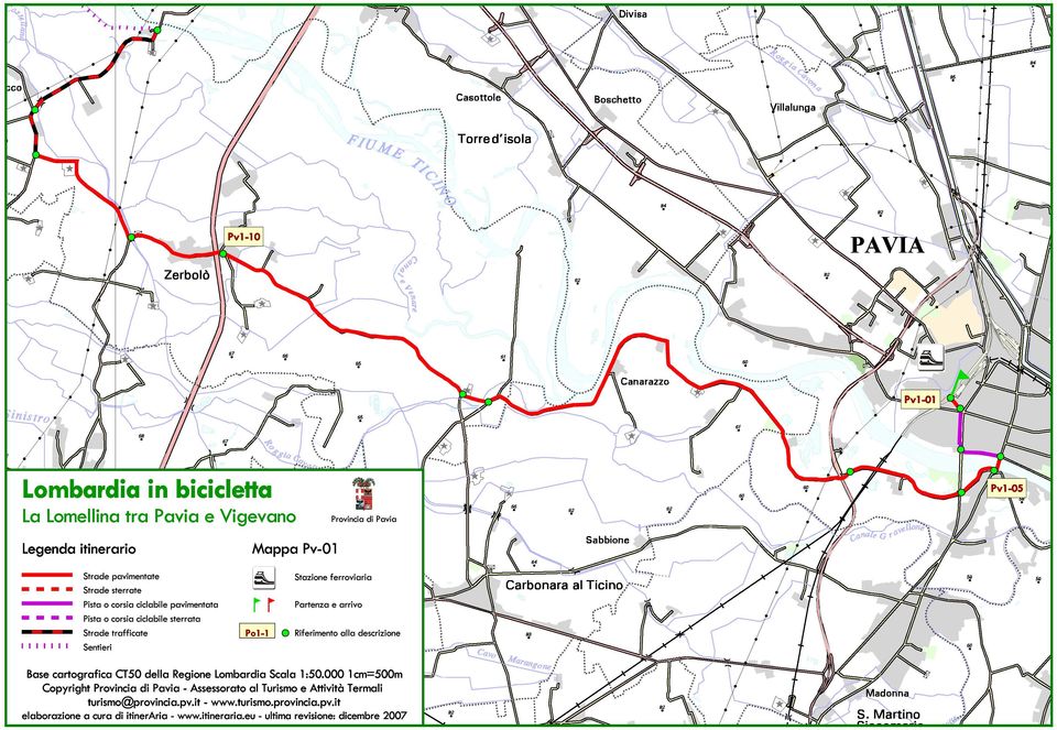 descrizione Base cartografica CT50 della Regione Lombardia Scala 1:50.