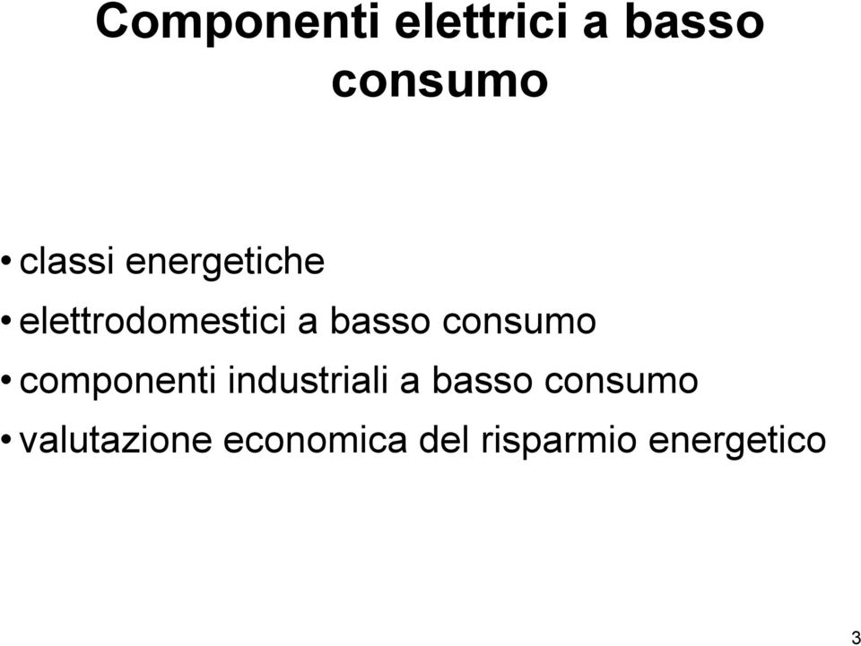 consumo componenti industriali a basso
