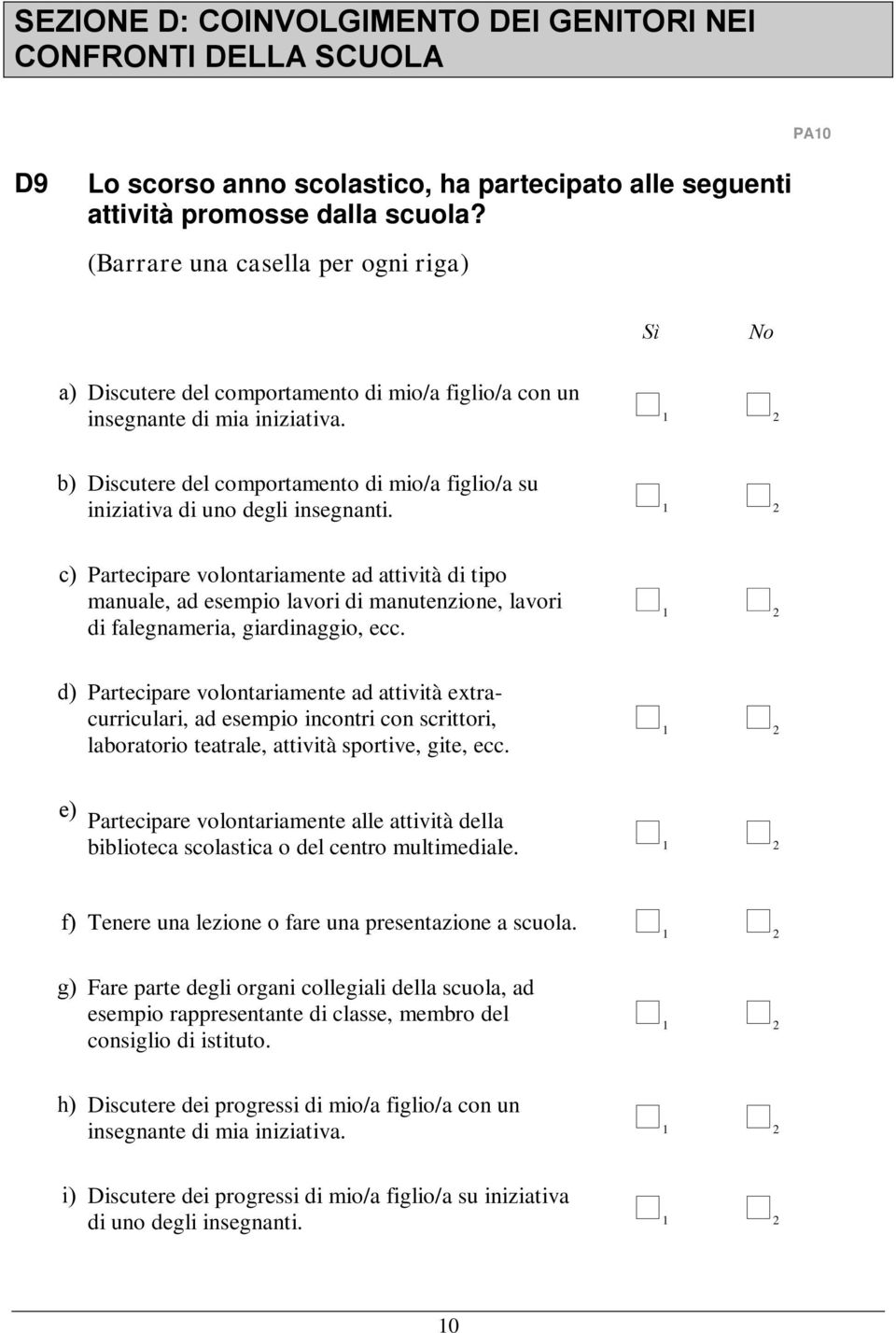 b) Discutere del comportamento di mio/a figlio/a su iniziativa di uno degli insegnanti.