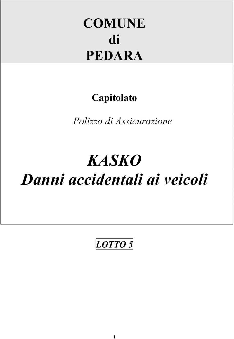 Assicurazione KASKO