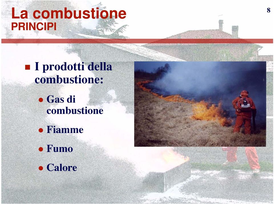 combustione: Gas di