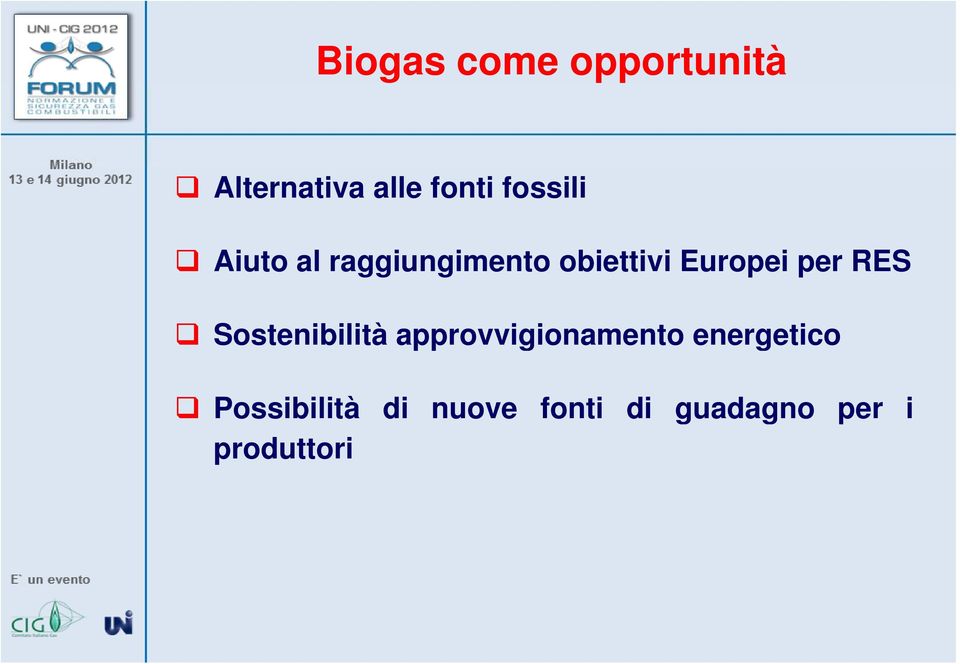 per RES Sostenibilità approvvigionamento