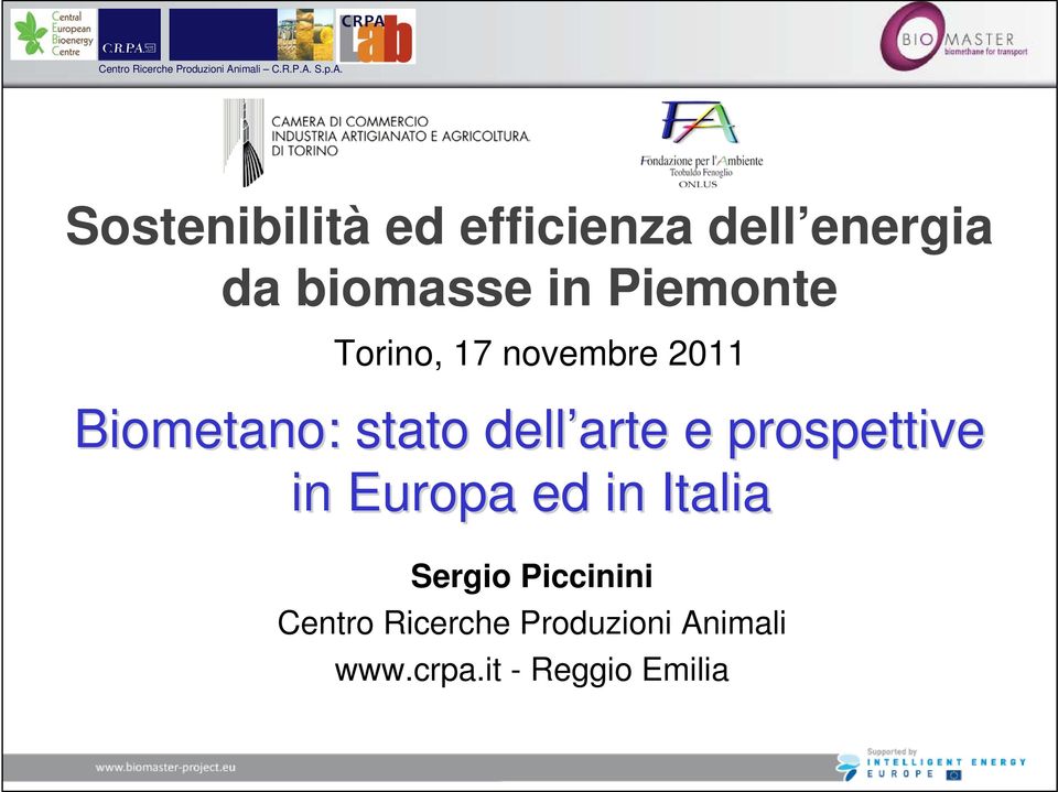 arte e prospettive in Europa ed in Italia Sergio Piccinini
