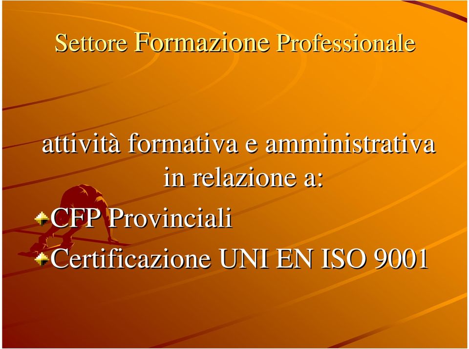 amministrativa CFP Provinciali