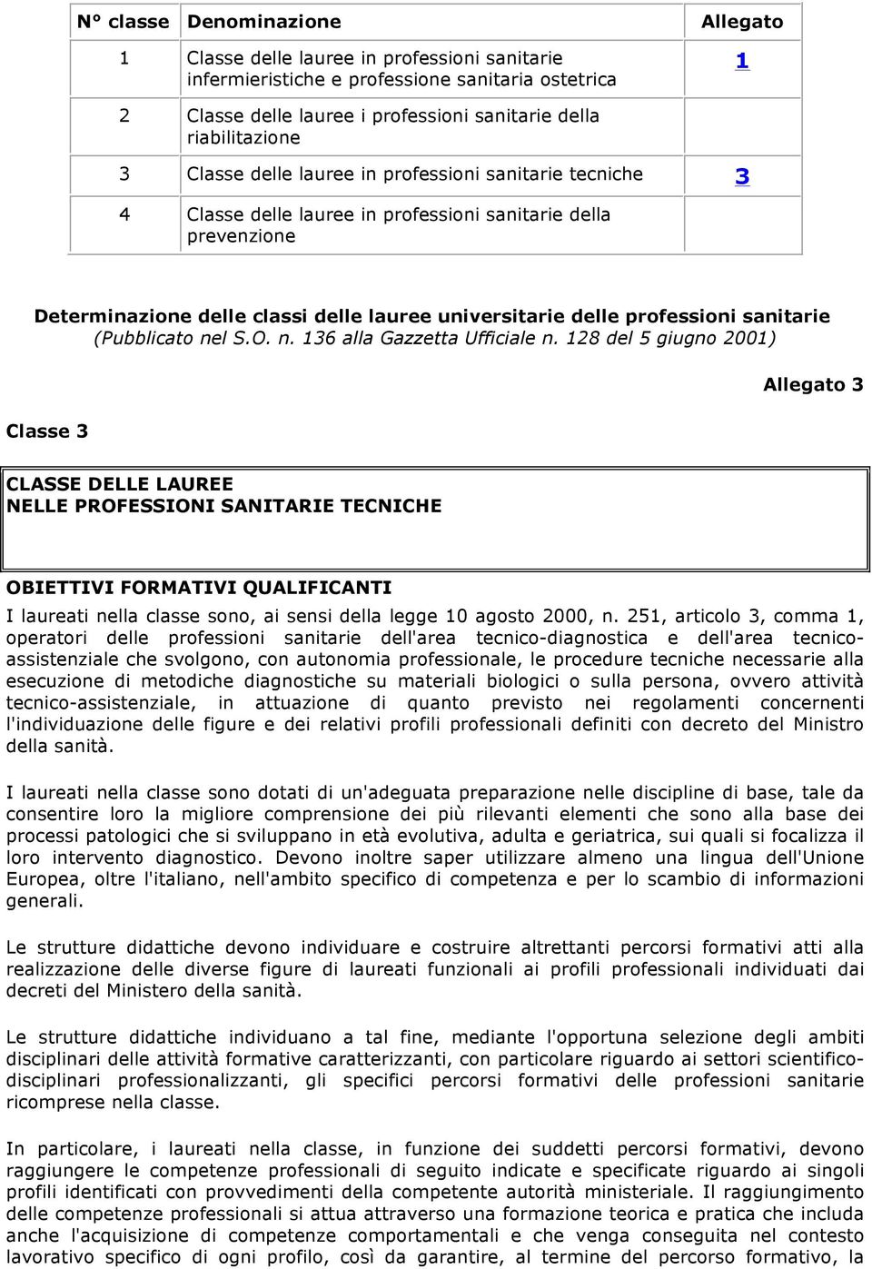 sanitarie (Pubblicato nel S.O. n. 136 alla Gazzetta Ufficiale n.