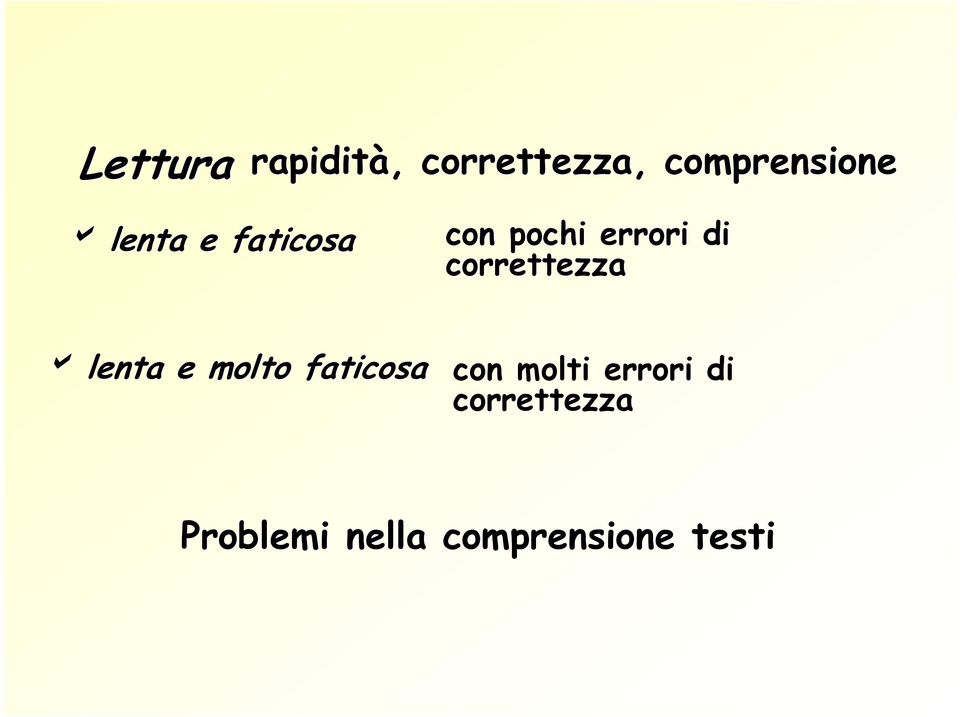 correttezza b lenta e molto faticosa con molti