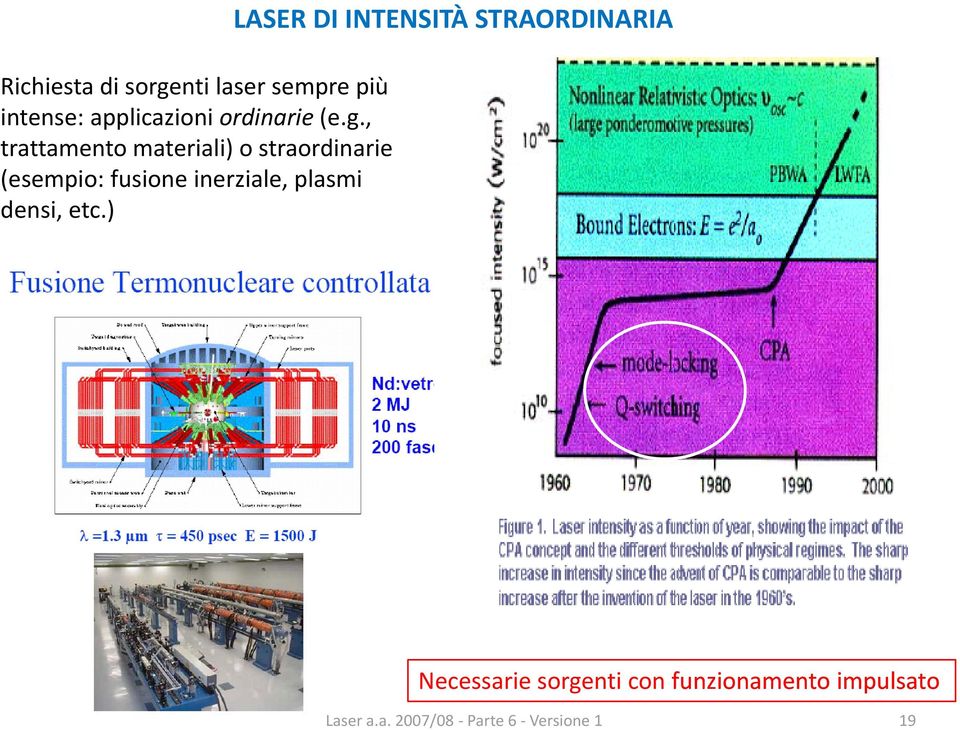 , trattamento materiali) o straordinarie (esempio: fusione