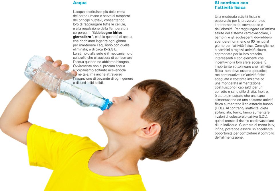 Lo stimolo alla sete è il meccanismo di controllo che ci assicura di consumare l acqua quando ne abbiamo bisogno.
