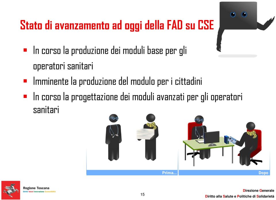 Imminente la produzione del modulo per i cittadini In corso