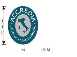 Pag. 7 di 7 Non è consentito l utilizzo del Marchio ACCREDIA, né, tantomeno, del marchio congiunto, in alcun tipo di documentazione tecnica che possa richiamare in qualche modo il prodotto, quando l